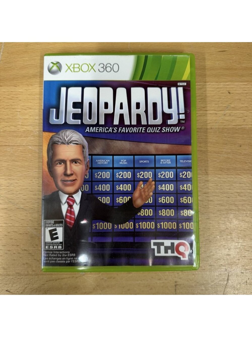 Jeopardy (Microsoft Xbox 360, 2012) CIB Complete w/ Manual